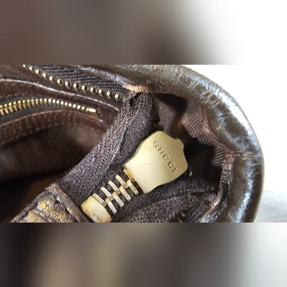 Authentic GUCCI Monogram GG Web Sherry Line Crossbody - Picture 9 of 13